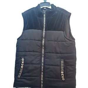 Marc Ecko Cut & Sew Men's Puffer Vest Grey - Size Medium